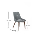 Sedia Vera OM/448/GS Stones dimensioni
