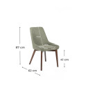 Sedia Vera OM/448/VE Stones dimensioni