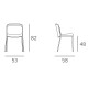 Sedia Yoko Target Point dimensioni