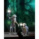 Monkey Lamp Sitting Black Outdoor Seletti vista