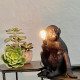 Monkey Lamp Sitting Black Outdoor Seletti ambientazione