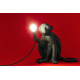 Monkey Lamp Sitting Black Outdoor Seletti ambientazione