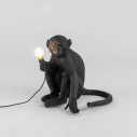 Monkey Lamp Sitting Black Outdoor Seletti dettaglio