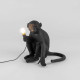 Monkey Lamp Sitting Black Outdoor Seletti dettaglio