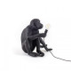 Monkey Lamp Sitting Black Outdoor Seletti vista