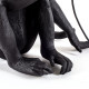 Monkey Lamp Sitting Black Outdoor Seletti dettaglio