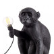 Monkey Lamp Sitting Black Outdoor Seletti dettaglio