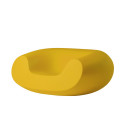 Set 2 poltrone Chubby con tavolino Slide zafferano