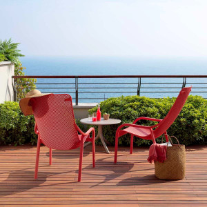 Set 2 poltrone Net lounge con tavolino