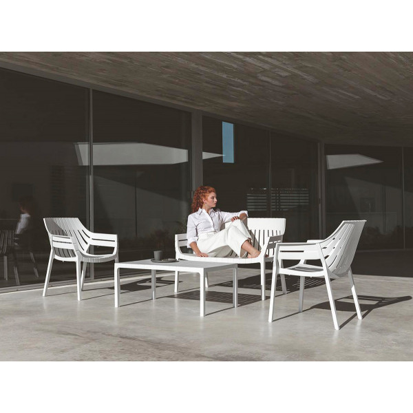 Set da giardino Divano Spritz + 2 Poltrone Lounge Spritz + 1 Tavolino Spritz