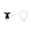 Set divano Como con 2 Lounge chair Como e tavolino basso Como Emu dimensioni tavolo basso