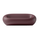 Set divano Nami con 2 poltrone Nami e tavolino Qeeboo indian red