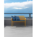 Set da giardino Panchina Net bench + 2 Poltrone Net Relax + 1 Tavolino Net