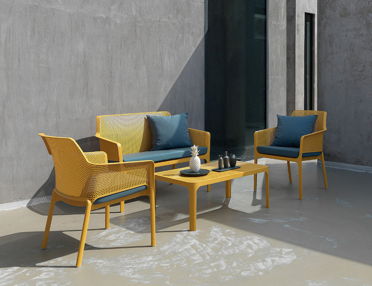 Net Relax Divani Da Esterno Nardi Set Da Giardino Panchina Net