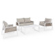 Set4 Salotto Captiva bianco Bizzotto vista