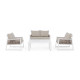 Set4 Salotto Captiva bianco Bizzotto vista