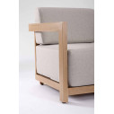 Set Salotto Theseus naturale Bizzotto dettaglio