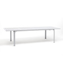 Set Tavolo Alloro 210 con 6 poltrone Aria dettaglio tavolo alloro 210 bianco