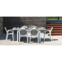 Set tavolo Alloro 210 con 6 sedie Palma ambientazione