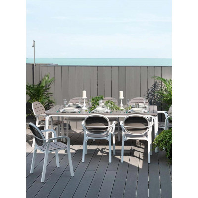 Set tavolo Alloro 210 con 8 sedie Palma