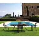 Set Tavolo Allungabile 230/300 Athena con 8 poltroncine Athena ambientazione