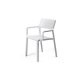 Set tavolo Rio 140 con 6 poltroncine Trill Nardi - Trill Armchair bianco