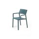 Set tavolo Rio 140 con 6 poltroncine Trill Nardi - Trill Armchair ottanio