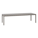 Set tavolo Rio 140 con 6 poltroncine Trill Nardi - Tavolo Rio tortora