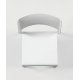 Set tavolo Rio 140 con 6 sedie Trill bistrot Dettaglio sedia bianco 