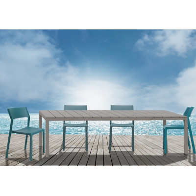 Set tavolo Rio 140 con 6 sedie Trill bistrot 
