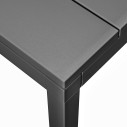 Set tavolo Rio 140 con 8 poltroncine Trill Nardi - Tavolo Rio dettaglio antracite