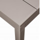 Set tavolo Rio 140 Extensible Bianco con 6 sedie Net Tortora Nardi ambientazione