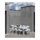 Set tavolo Rio 140 con 4 sedie Bit Nardi Outdoor ambientazione