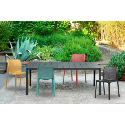 Set tavolo Rio 140 con 4 sedie Bit