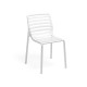 Set tavolo Rio 140 con 4 sedie Doga Bistrot Nardi sedia bianco