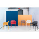 Set tavolo Rio 140 con 6 sedie Net Multicolor ambientazione