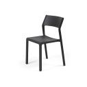 Set tavolo Rio 210 con 6 sedie Trill bistrot Sedia Trill Antracite