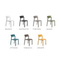 Set tavolo Rio 210 con 6 sedie Trill bistrot Colori sedia 