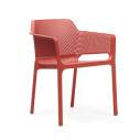 Set tavolo Rio 210 con 10 sedie Net Nardi Outdoor sedia Net corallo