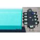 Set Tavolo Rio 210 con 6 sedie net antracite ambientazione