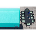 Set tavolo Rio 210 con 8 sedie Net ambientazione 
