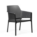 Set tavolo Rio 210 con 8 sedie Net Relax Antracite