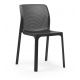Set Tavolo Rio 140 con 8 sedie Bit dettaglio sedia Bit antracite