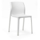 Set tavolo Rio 210 con 6 sedie Bit Nardi bianco