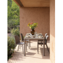 Set tavolo Tevere 147 Extensible con 6 Tiberina Bistrot Nardi ambientazione