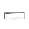 Set tavolo Tevere 147 Extensible con 6 Tiberina Bistrot Nardi tortora