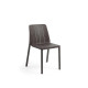 Set tavolo Tevere 147 Extensible con 6 Tiberina Bistrot Nardi terra