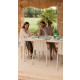 Set tavolo Tevere 147 Extensible con 8 Tiberina Bistrot Nardi ambientazione