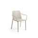 Set tavolo Tevere 147 Extensible con 6 Tiberina Armachair Nardi corda