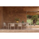 Set tavolo Tevere 210 Extensible con 10 Tiberina Armchair Nardi ambientazione
